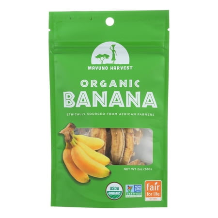 Mavuno Harvest Organic Dried Fruit Banana · Fruta seca · 57 g