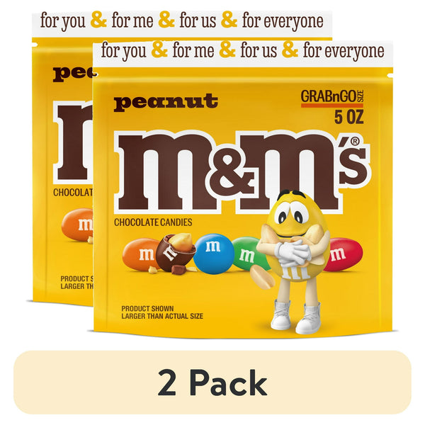 M&M's Peanut Milk Chocolate Grab N Go · Caramelos · 2 pack de 142 g