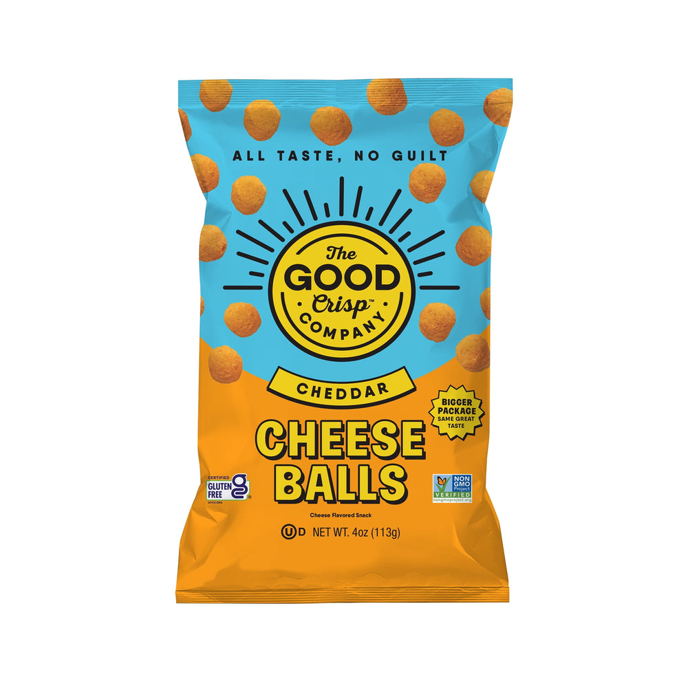 The Good Crisp Company Cheddar Cheese Balls · Frituras · 113 g
