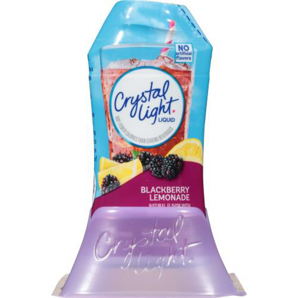 Crystal Light Liquid Blackberry Lemonade Naturally · Polvo para agua · 48 ml · botella