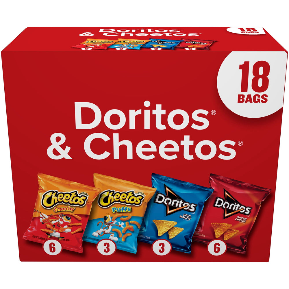 Frito-Lay Doritos y Cheetos · Botanas · 500 g · 18 bolsas