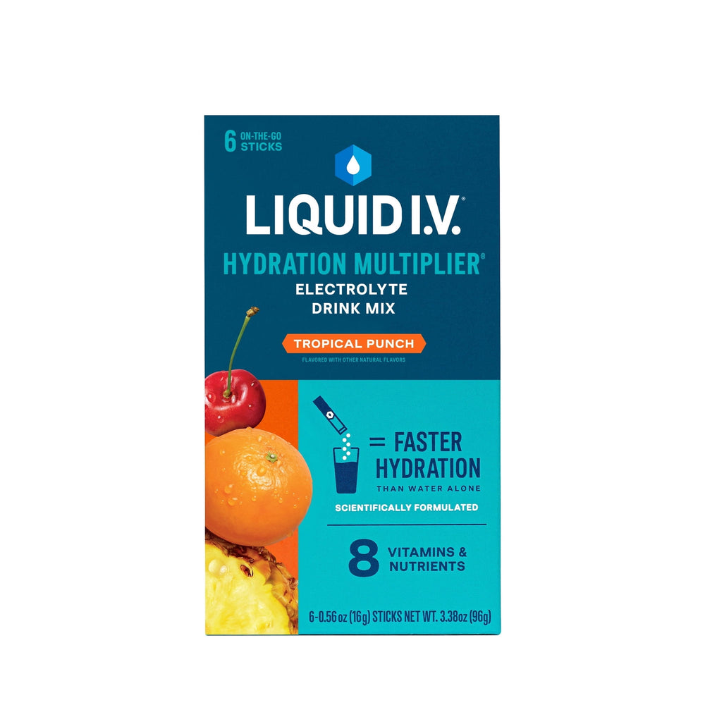 Liquid I.V.® Tropical Punch Hydration Multiplier® · Polvo para agua · 6 pzas