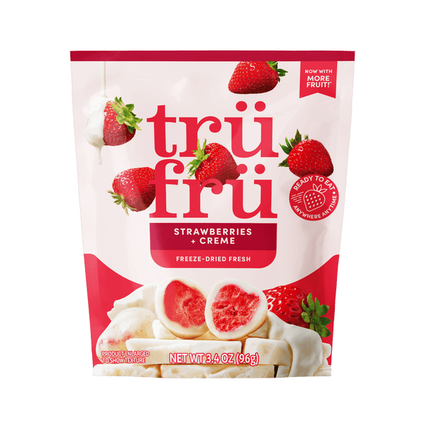 Tru Fru Freeze Dried Strawberries & Crème · Fruta seca · 96 g