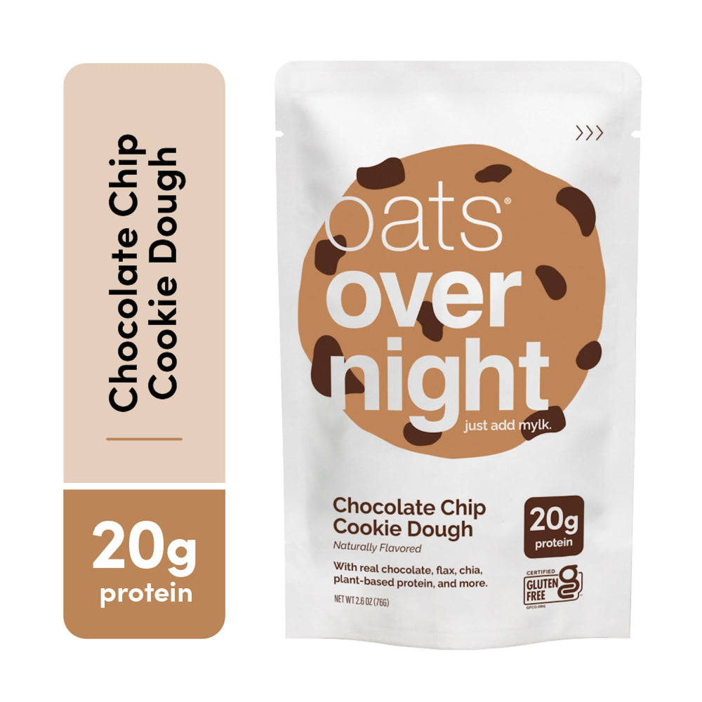 Oats Overnight Chocolate Chip Cookie Dough High-Protein · Galletas · 74 g · sobre