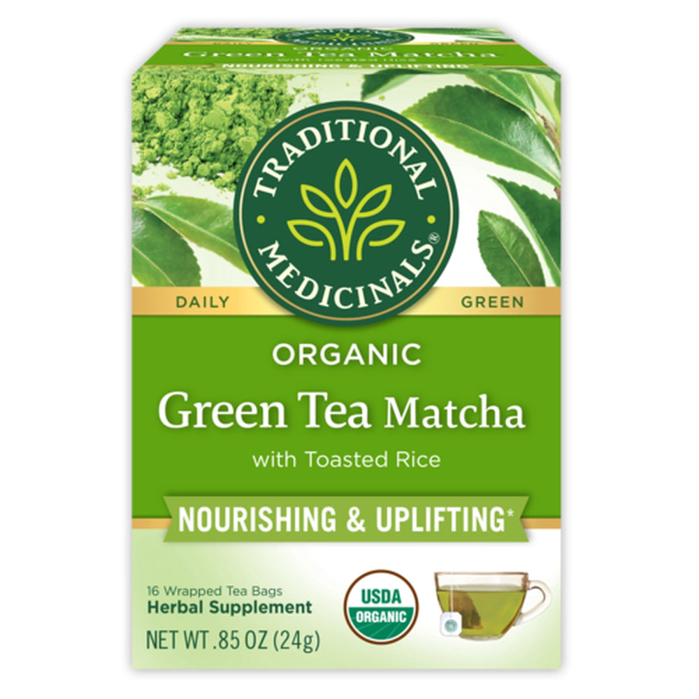 Traditional Medicinals Organic Green Tea Matcha · Té · 16 pzas