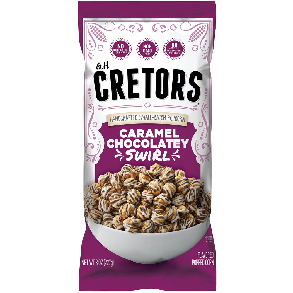 Caramel Chocolatey Swirl Popped Corn · Palomitas · 227 g · bolsa