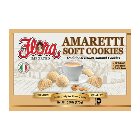 Flora Amaretti · Galletas suaves · 167 g