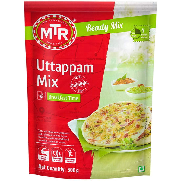 MTR Instant Uttappam Mix - Ready to Cook Authentic Indian · Avena y hot cakes · 500 g