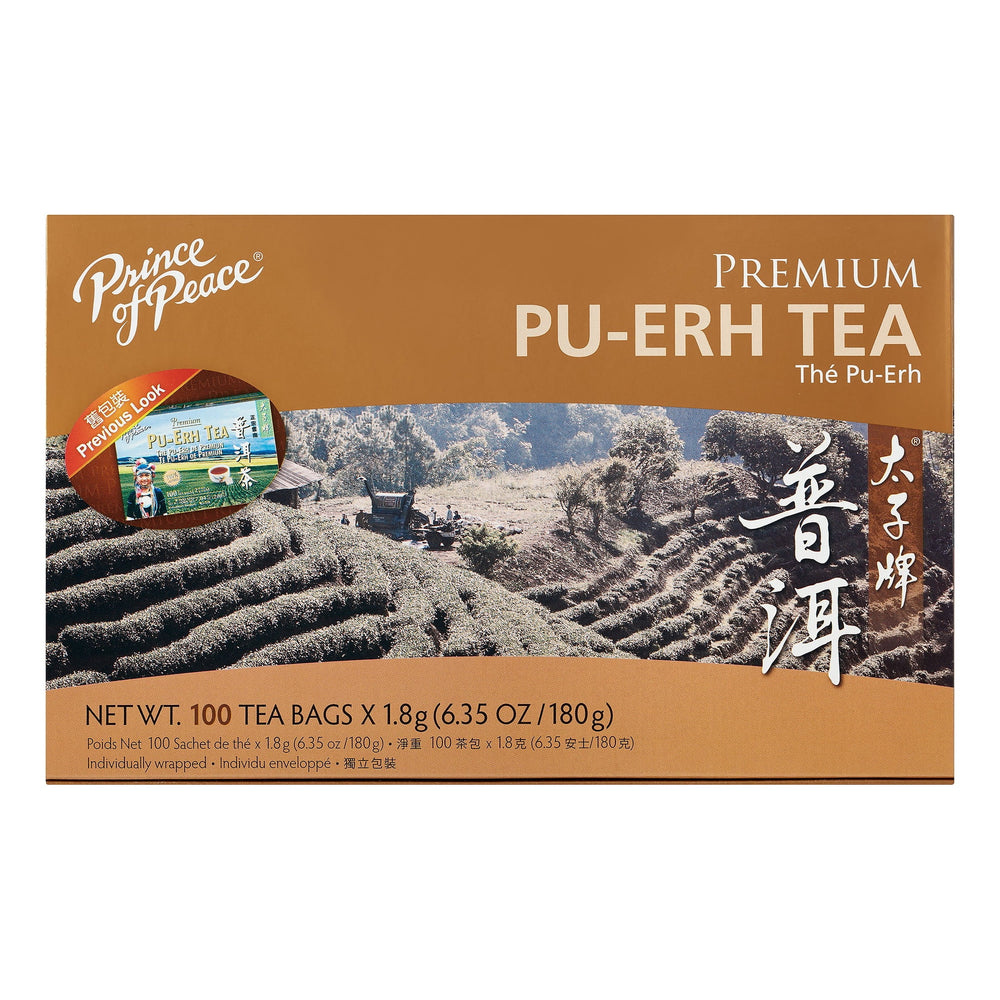 Prince Of Peace Tea Premium Pu-erh Tea 100 teabags · Té