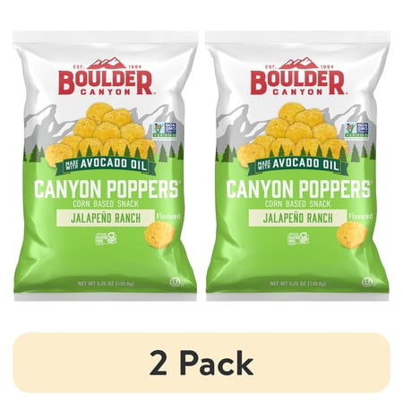 Boulder Canyon Jalapeno Ranch Canyon Poppers · Papas · 2 pack de 149 g