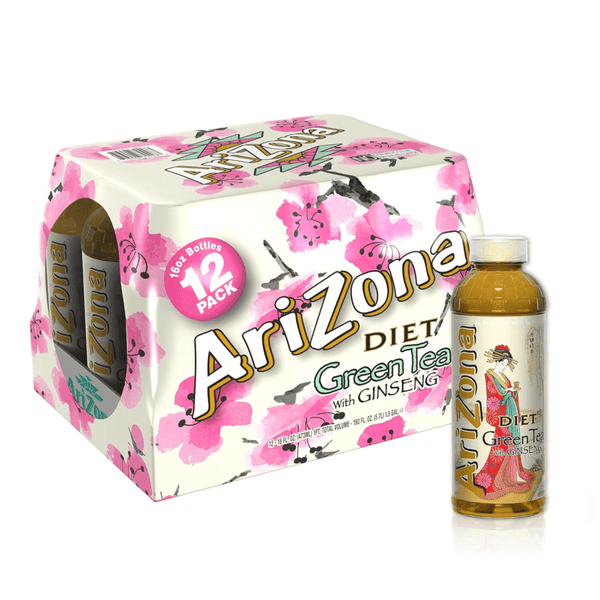 AriZona Diet Green Tea with Ginseng · Té · 473 ml