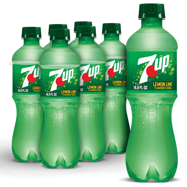 7UP Lemon Lime Caffeine Free · Refresco · 6 botellas de 500 ml