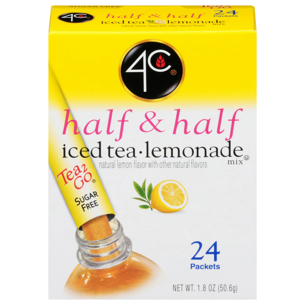 4C Totally Light Half & Half Lemonade · Té · 24 sobres de 43 g