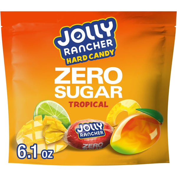 Jolly Rancher Tropical Fruit Zero Sugar · Caramelos · 173 g · bolsa