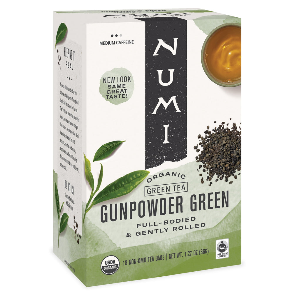 Numi Organic Gunpowder Green Tea · Té · 18 pzas