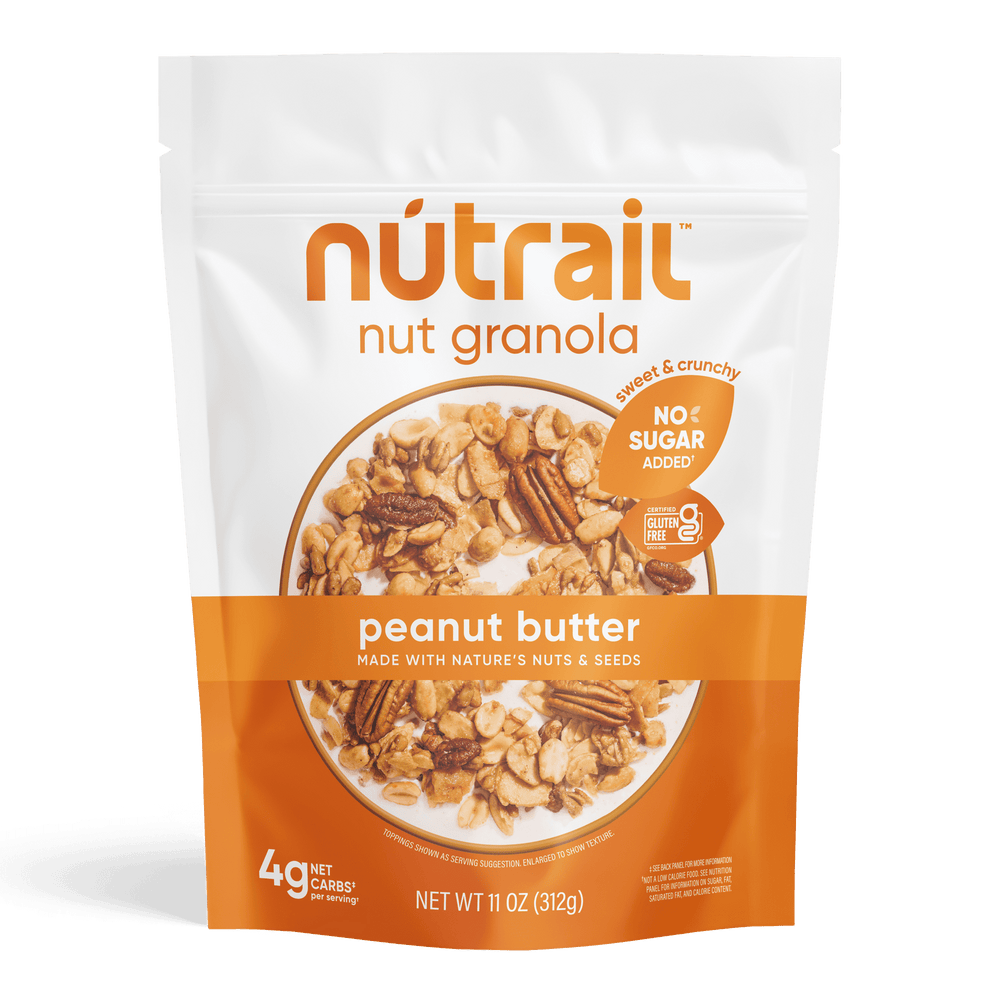 NuTrail Nut Peanut Butter No Sugar Added Gluten Free · Granola · 312 g