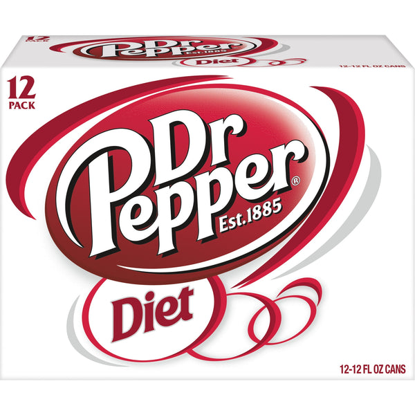 Diet Dr Pepper · Refresco · 12 latas de 355 ml