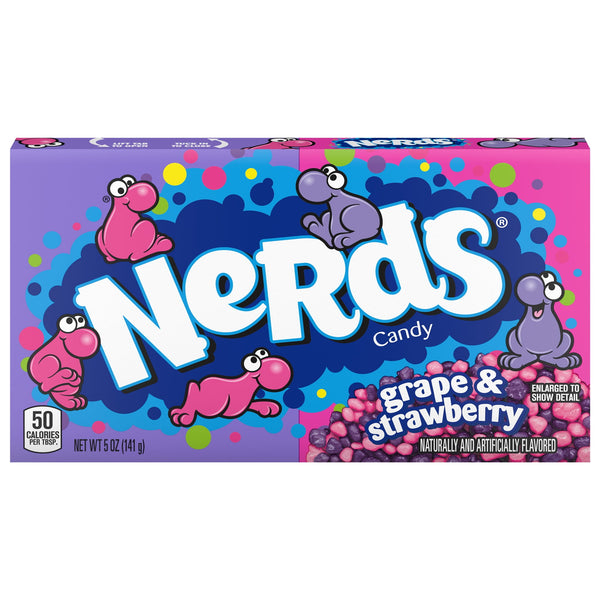 NERDS Grape and Strawberry · Caramelos · 142 g · caja