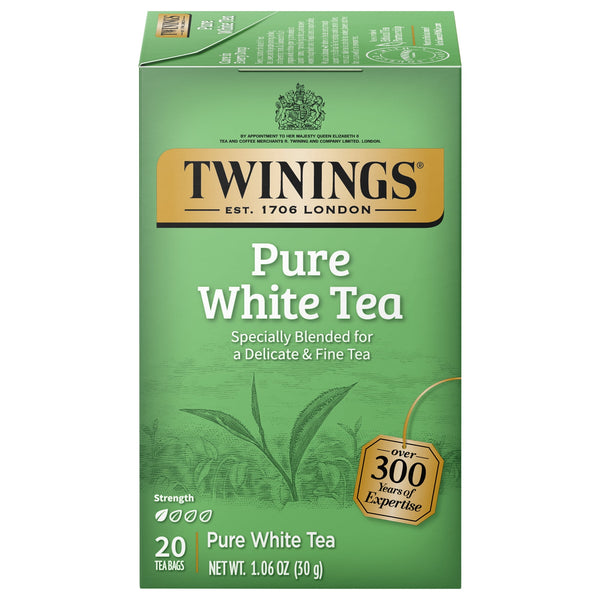 Twinings Pure White Tea Light Fresh Tea · Té · 20 pzas