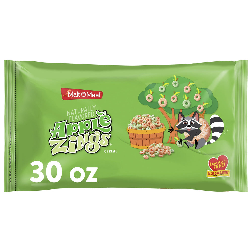 Malt-O-Meal Apple Zings Cinnamon Apple Rings · Cereal · 850 g · bolsa