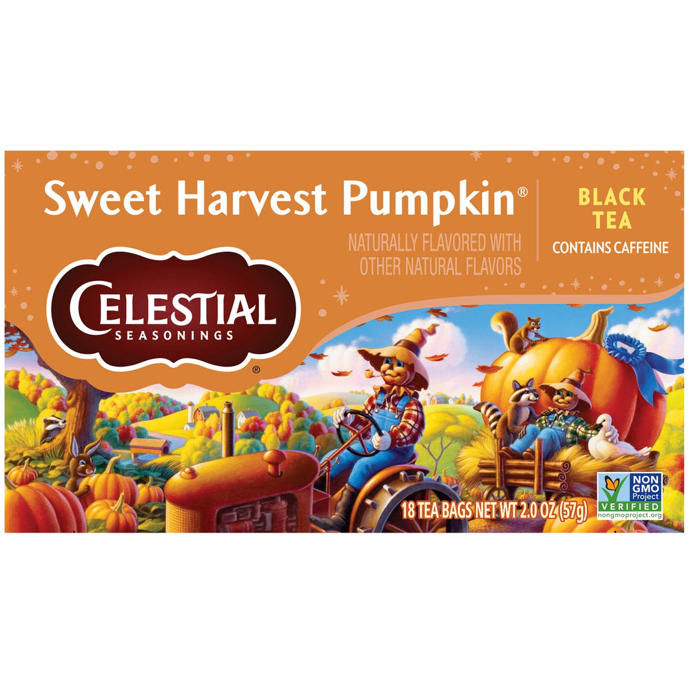 Celestial Seasonings Sweet Harvest Pumpkin Black Tea · Salsa y sazonador · 18 pzas