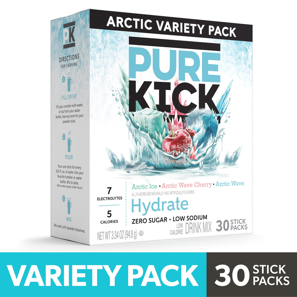 Pure Kick Arctic Variety pack Arctic Wave · Polvo para agua · 30 pzas
