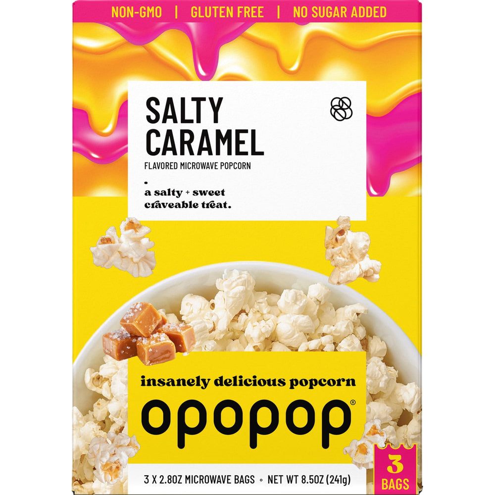 Opopop Salty Caramel · Palomitas · 3 pzas de 79 g