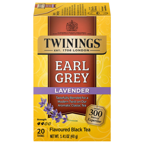 Twinings Earl Grey with Lavendar Black Tea · Té · 20 pzas