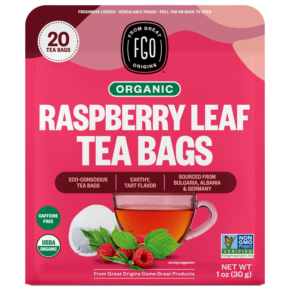 FGO Raspberry Tea Organic · Té · 20 pzas