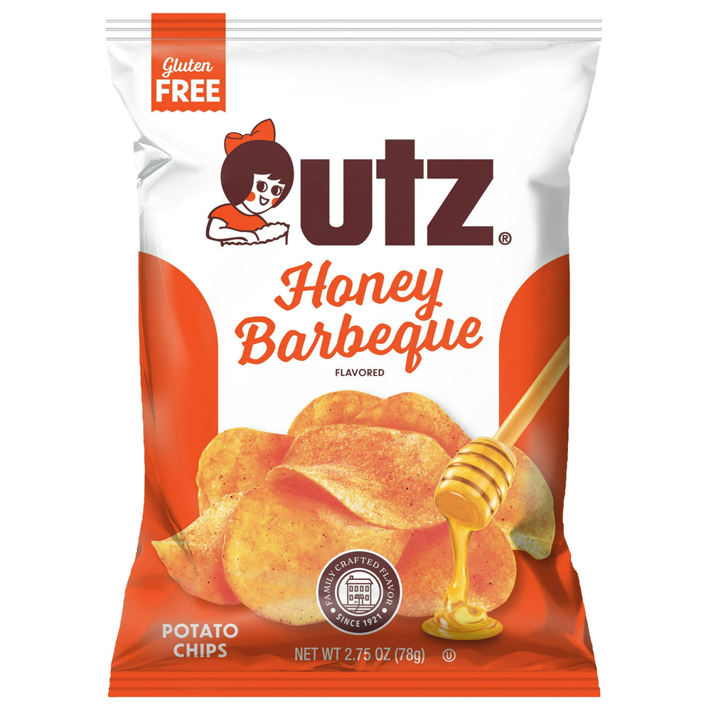Utz Honey Barbeque Gluten-Free · Papas · 78 g · bolsa