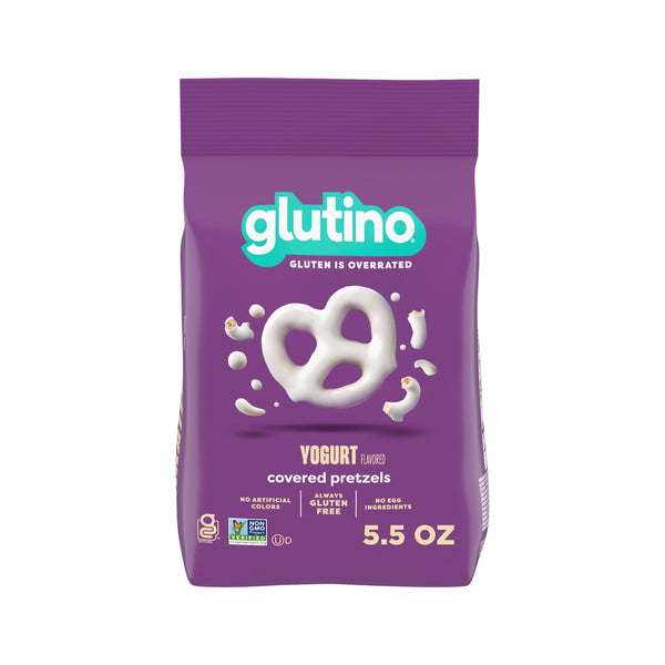 Glutino Yogurt Covered sin gluten · Pretzels · 156 g