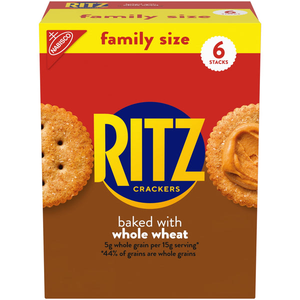 RITZ Whole Wheat · Galletas saladas · 547 g · tamaño familiar