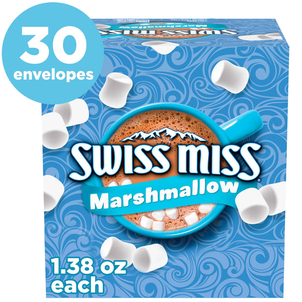 Swiss Miss Chocolate Hot Cocoa · Malvaviscos · 30 pzas de 39 g