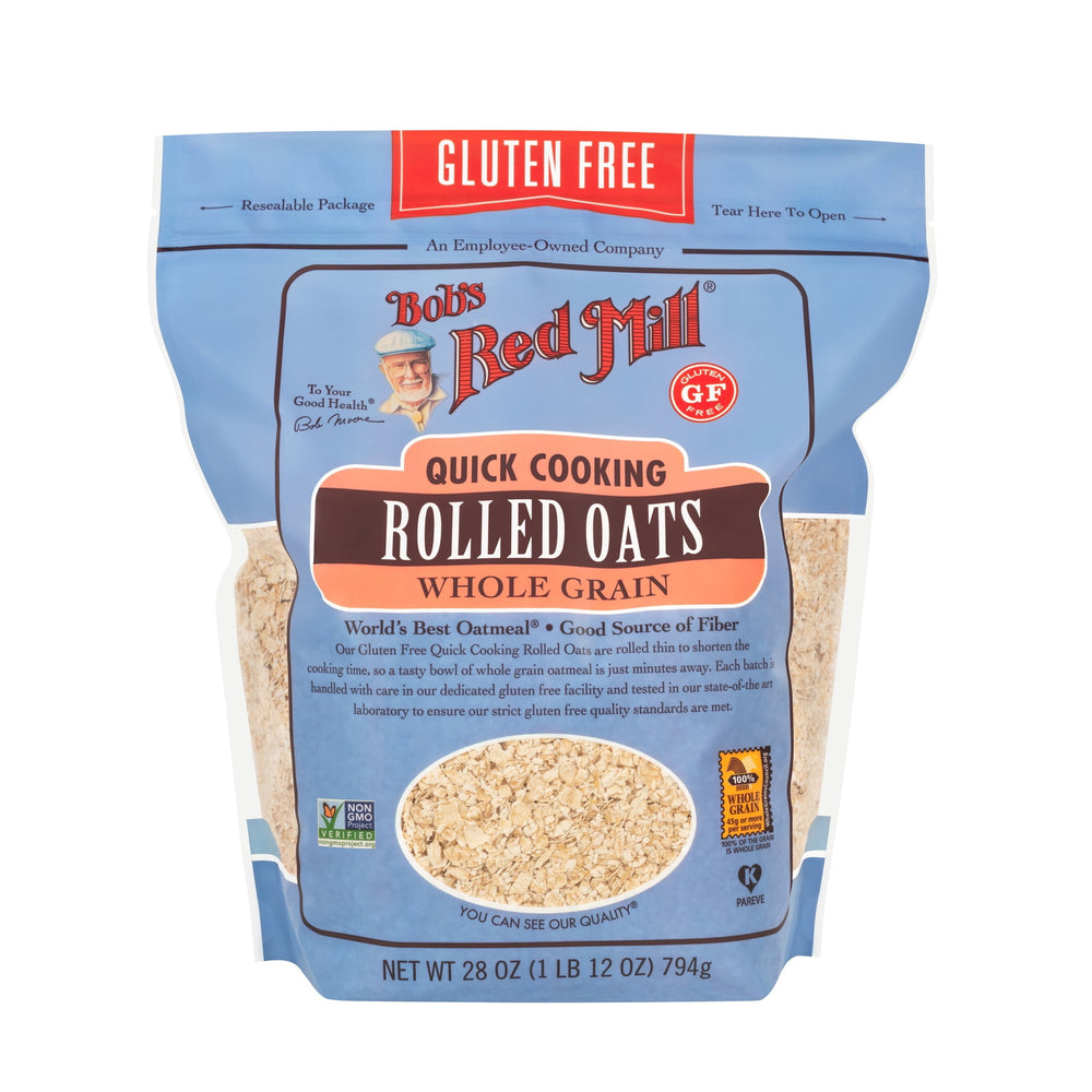 Bob's Red Mill Quick Cooking Rolled Oats Gluten Free · Cereal · 794 g · bolsa