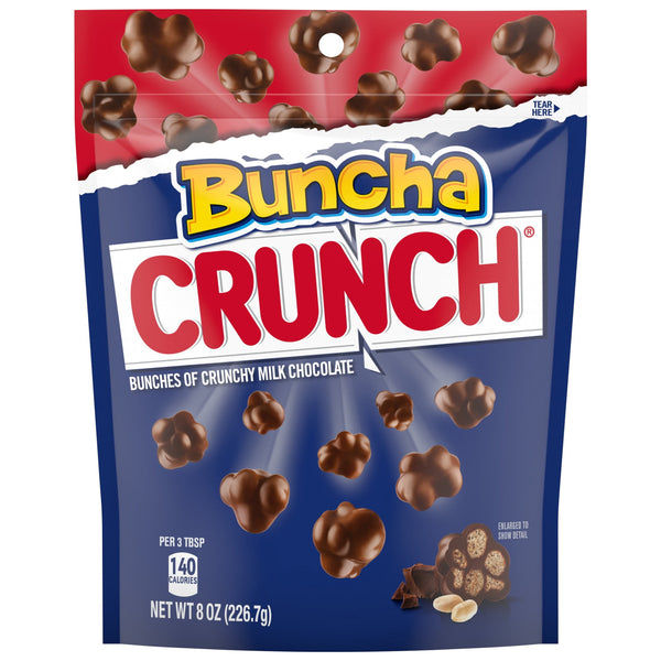 BUNCHA CRUNCH Bunches of Milk Chocolate Clusters · Caramelos · 227 g · bolsa