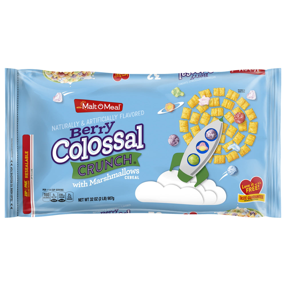 Malt-O-Meal Berry Colossal Crunch · Cereal · 907 g · bolsa