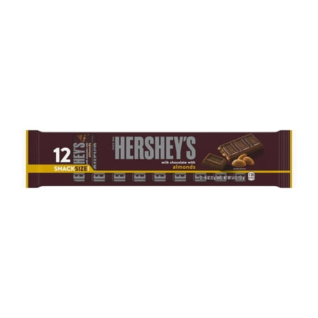Hershey's Milk Chocolate · Caramelos · 12 pzas de 13 g · tamaño snack