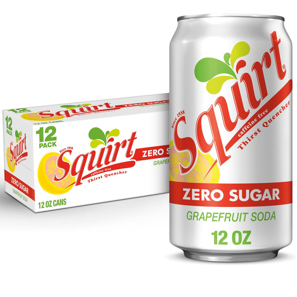 Squirt Grapefruit Zero Sugar · Refresco · 12 latas de 355 ml