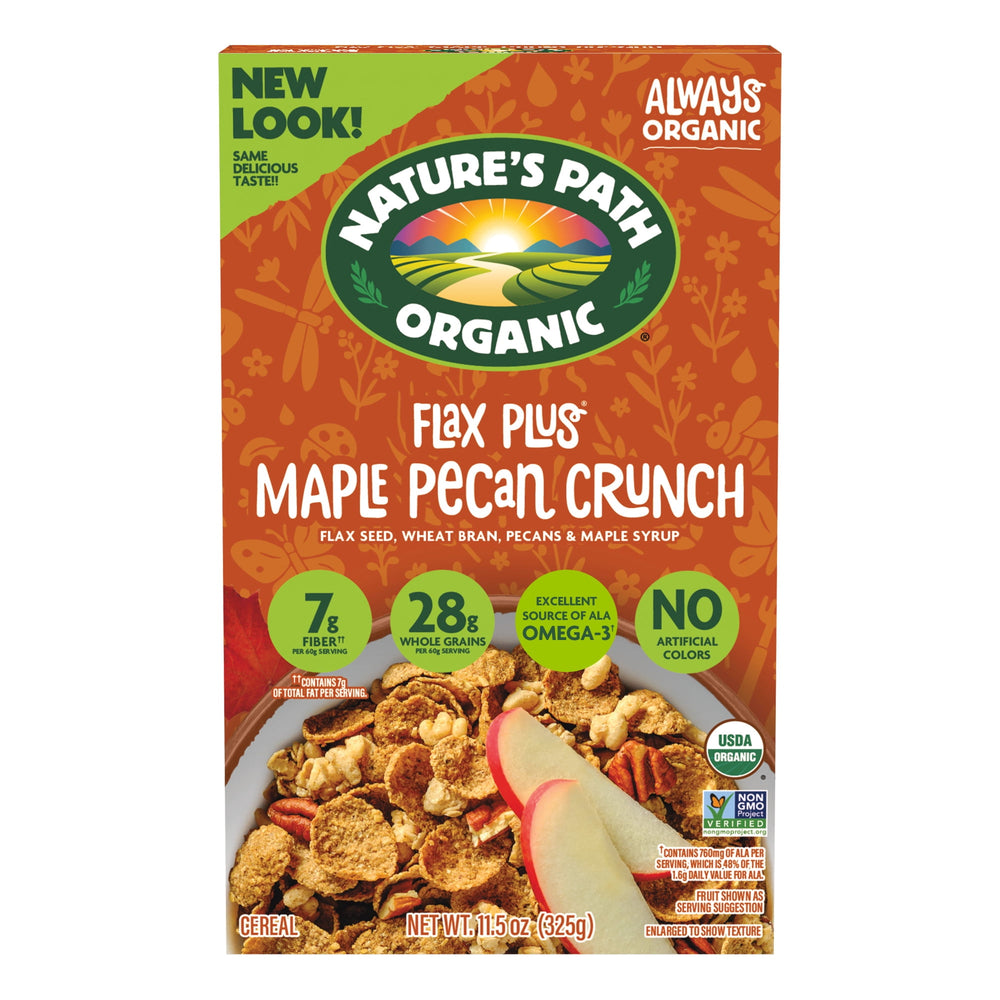 Nature's Path Organic Flax Plus Maple Pecan Crunch · Cereal · 326 g · caja