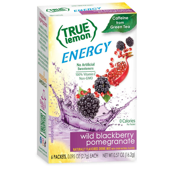 True Lemon Wild Blackberry Pomegranate Mix Powder No · Polvo para agua · 6 pzas