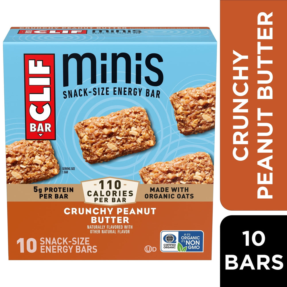 CLIF BAR Minis Crunchy Peanut Butter · Barras · 281 g · 10 piezas