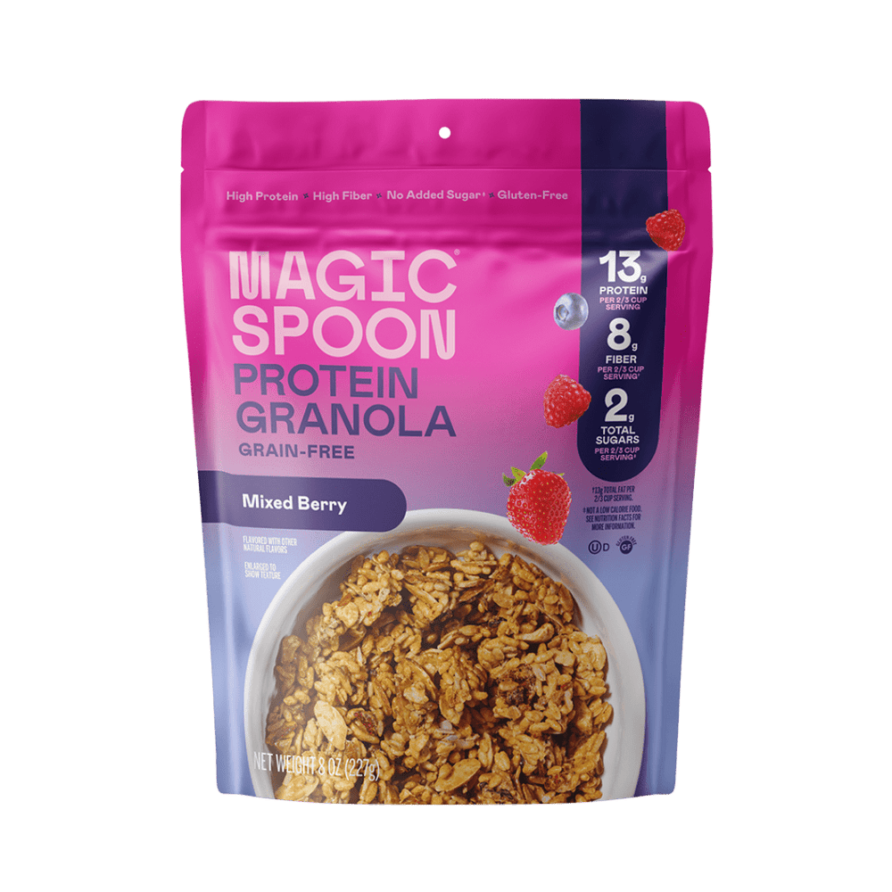 Magic Spoon Grain-Free Mixed Berry Protein · Granola · 227 g · bolsa
