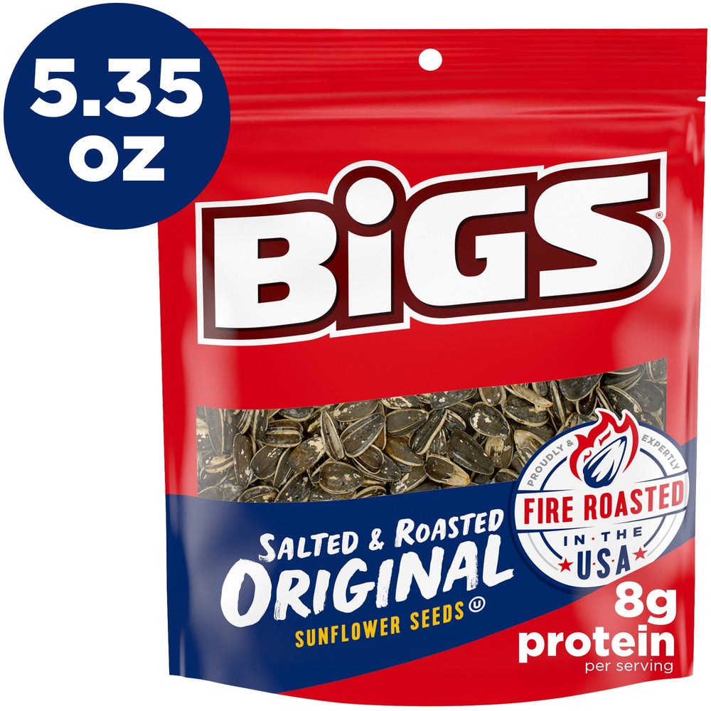 Bigs Salted & Roasted Original Sunflower Seeds · Nueces · 152 g · bolsa