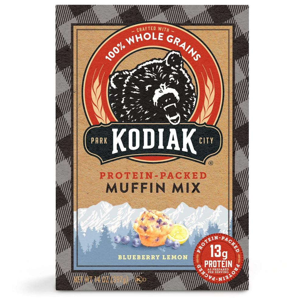 Kodiak Protein Blueberry Lemon · Harina para muffins · 397 g · caja