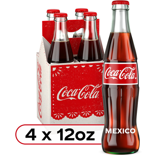 Coca-Cola de Mexico Glass · Refresco · 4 botellas de 355 ml
