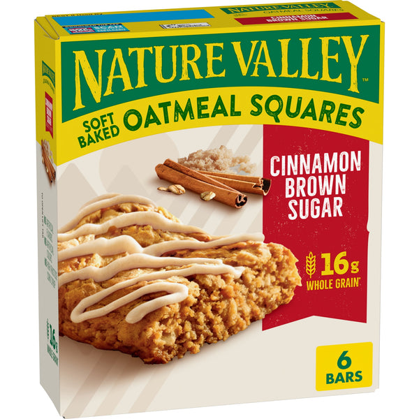 Nature Valley Soft- Squares Cinnamon Brown Sugar · Barra · 6 pzas de 211 g