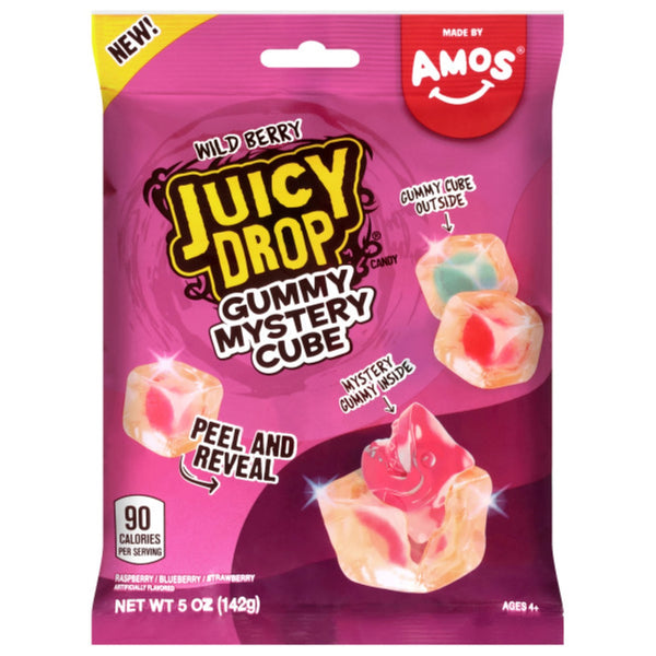 Juicy Drop Gummy Mystery Cube Wild Berry · Gomitas · 142 g · bolsa