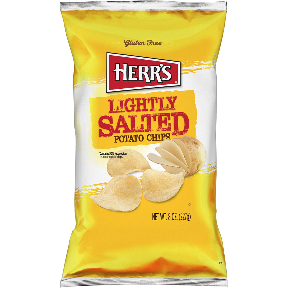 Herr's Lightly Salted · Papas · 227 g