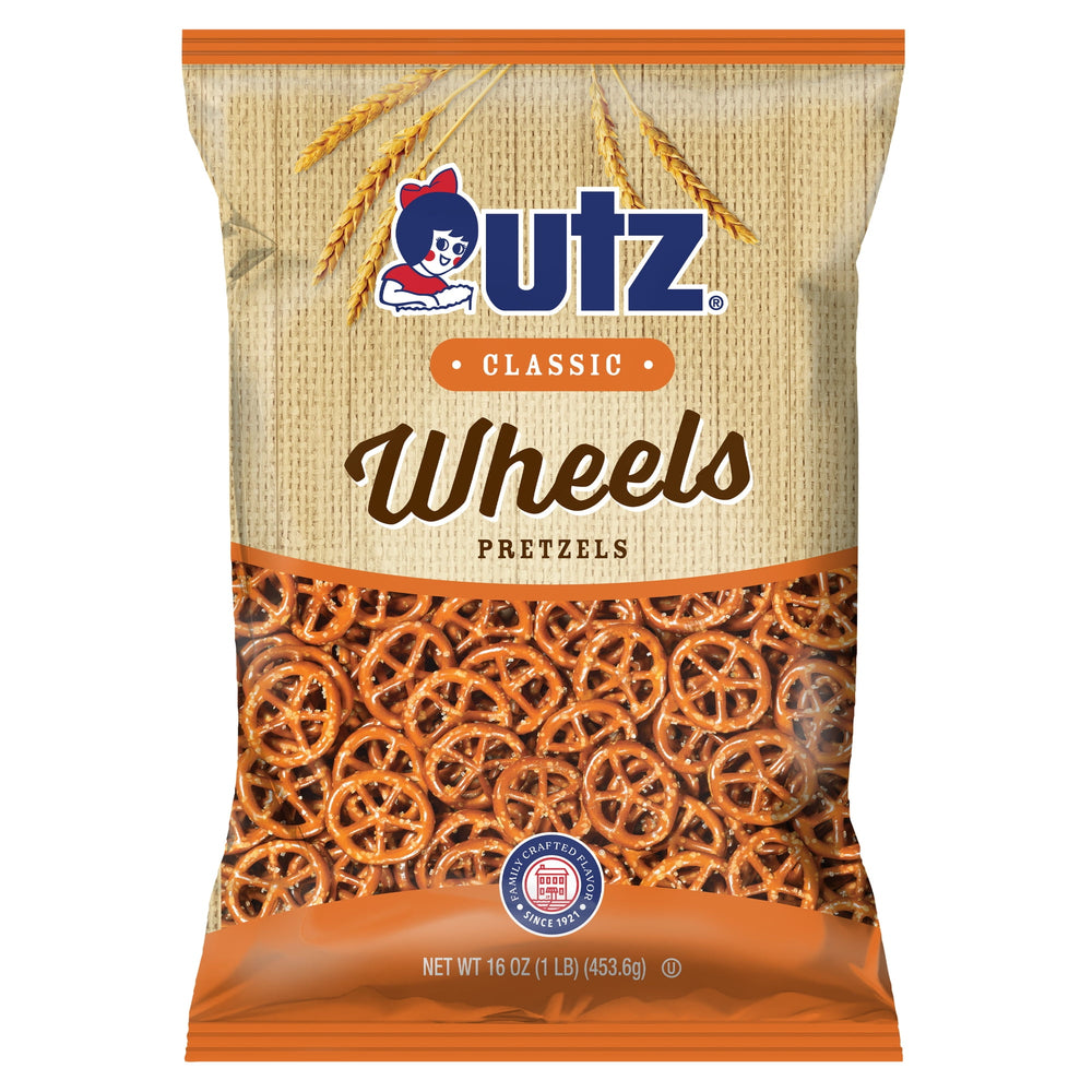 Utz Classic Wheels · Pretzels · 454 g · bolsa