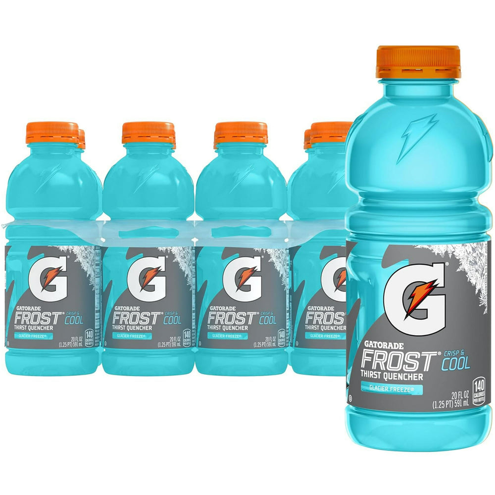 Gatorade Thirst Quencher Frost Glacier Freeze · Bebida · 8 pzas de 591 ml